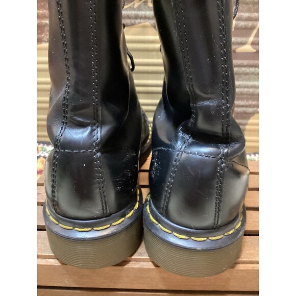 Dr. Martens Airwair Original Smooth Leather Black Boots #11821 Made In England 7 - Picture 10 of 16